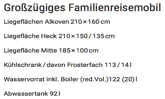 Familienreisemobil für  Greifswald