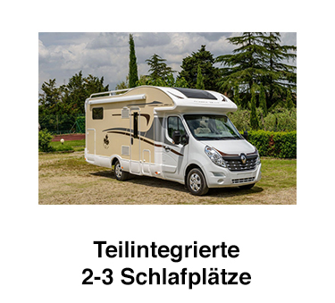 Teilintegrierte Wohnmobile für  Mecklenburg-Vorpommern