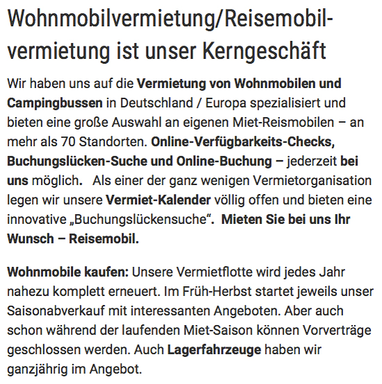 Wohnmobile günstig mieten in  Mecklenburg-Vorpommern, Stralsund, Schwerin oder Wismar